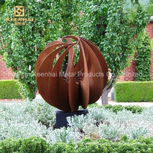 Outside Amazing Metal Sculpture Corten Steel Fabrication (KH-CS-06)